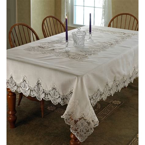 Mulbozy 2 Pcs Plastic Lace Tablecloth, Spill-Proof White Lace Tablecloth, 54 X 108 Inches Lace Tablecloth Rectangular for Wedding Party, Bridal Shower, Baby Shower Reception Table Decoration. . Lace tablecloth rectangle